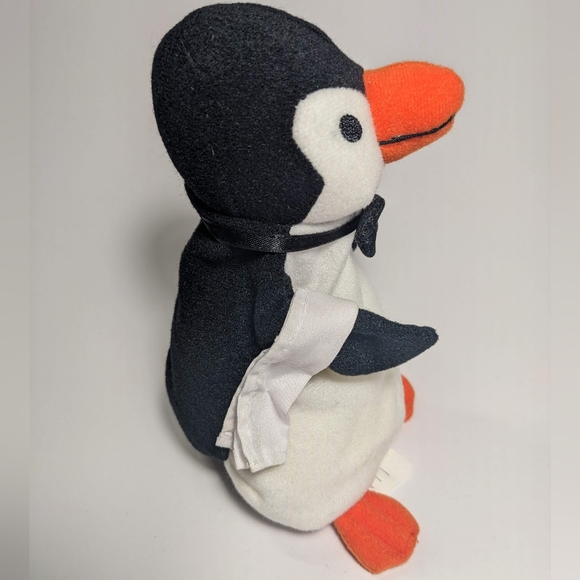 Walt Disney Mary Poppins Penguin Bean Bag Plush 6" Vintage 90s - Picture 2 of 3